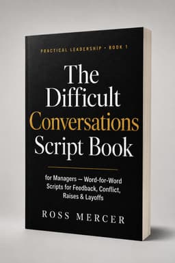 The Difficult Conversations Script Book — book cover