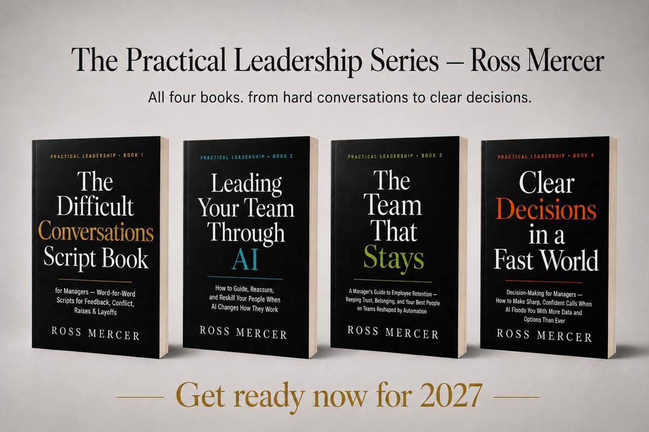 The Practical Leadership Series — all four books by Ross Mercer