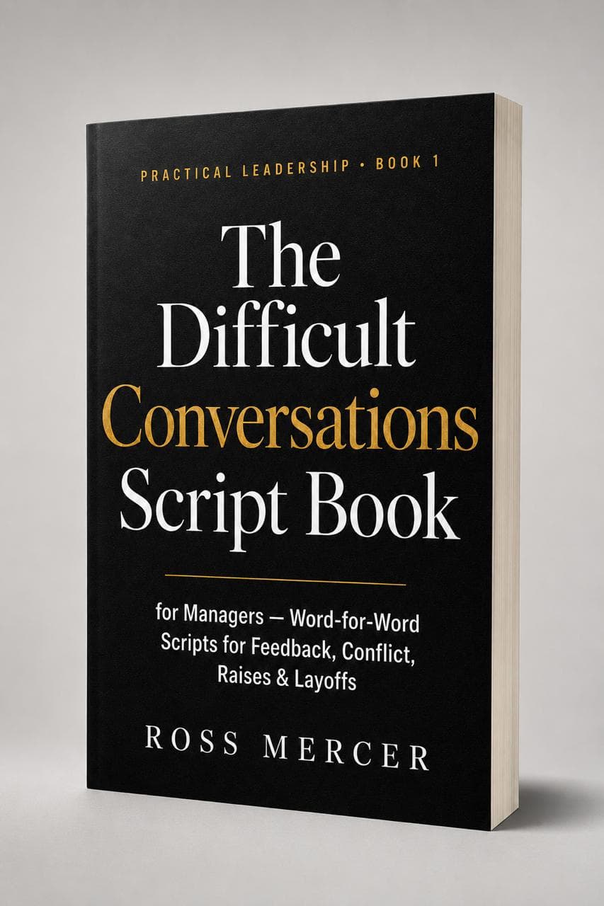 The Difficult Conversations Script Book — book cover